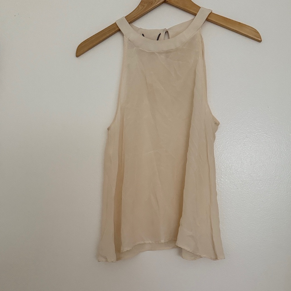 Naven Cream Sleeveless Blouse